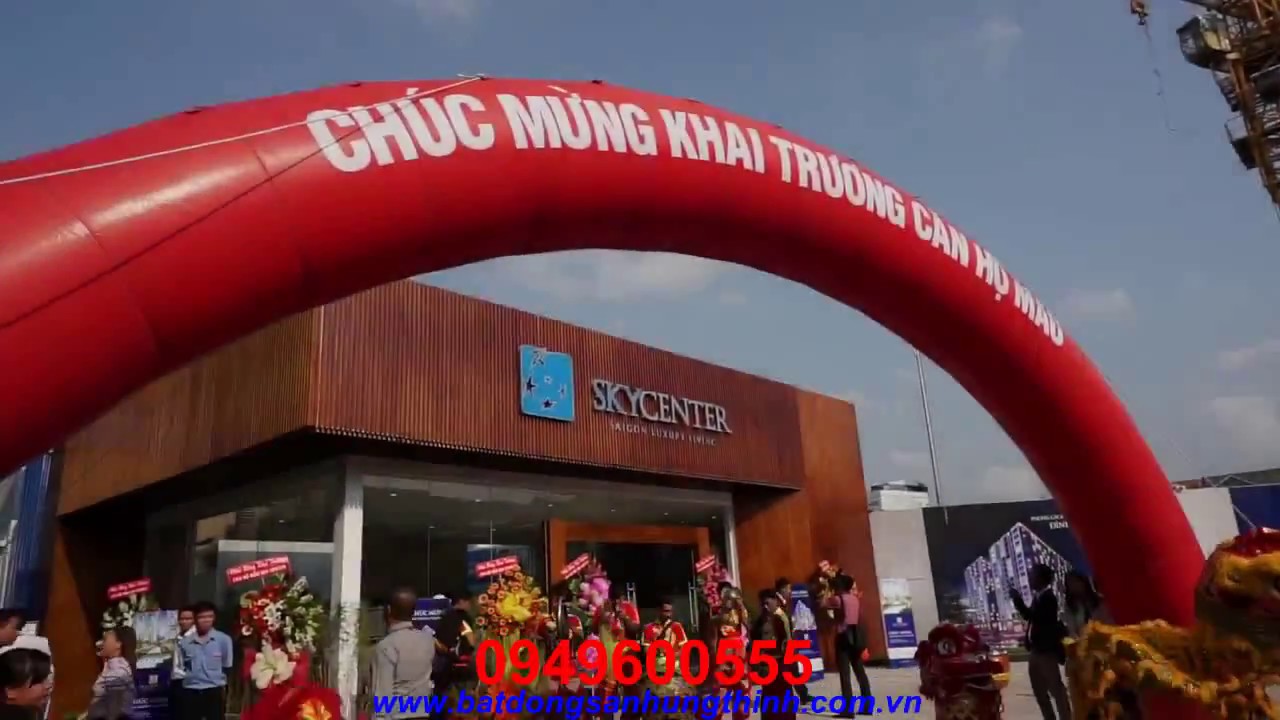 Lễ khai trương căn hộ Sky Center đường Phổ Quang quận Tân Bình