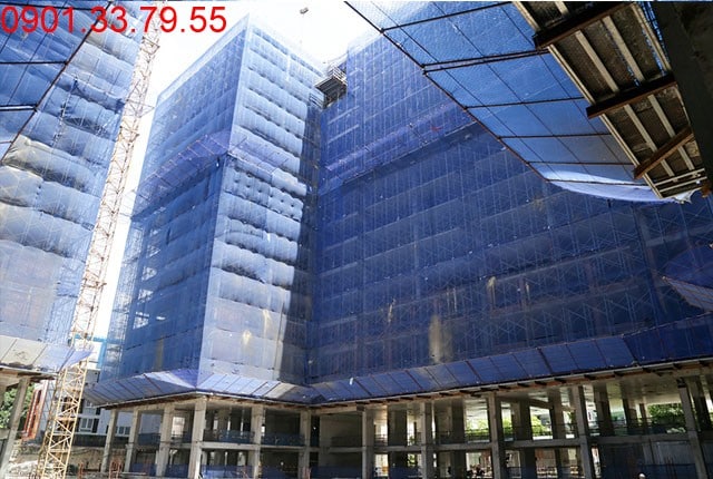 Tổng thể block C căn hộ Sky Center Hưng Thịnh