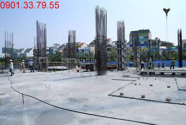 Hoàn thành đổ bê tông sàn tầng 2 - block Southern Saigon Mia Trung Sơn