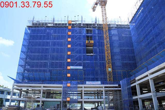 Thi công cốt thép sàn tầng 12 - Block C dự án 9 View Apartment Hưng Thịnh