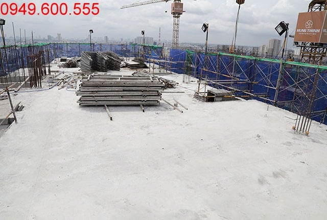 Hoàn thành đổ bê tông sàn tầng 18 block C dự án Moonlight Park View Bình Tân