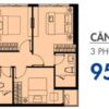 apartment with 3 bedrooms 95sqm