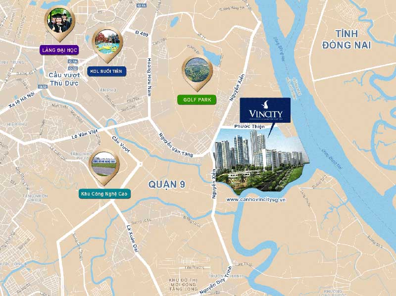 Vị trí Vincity