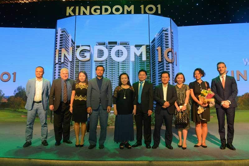 Tập đoàn Hoa Lâm trong buổi lễ ra mắt Kingdom 101