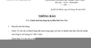 chinh sach ban hang bien hoa new city