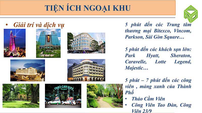 Tiện ích ngoại khu Saigon Royal
