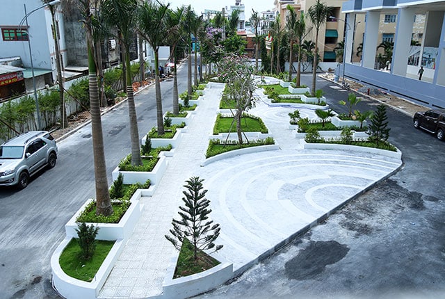 Công viên nội khu đã được hoàn thiện và đưa vào phục vụ cư dân