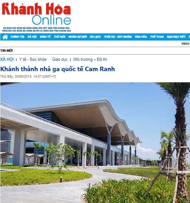 Khánh thành nhà ga quốc tế Cam Ranh
