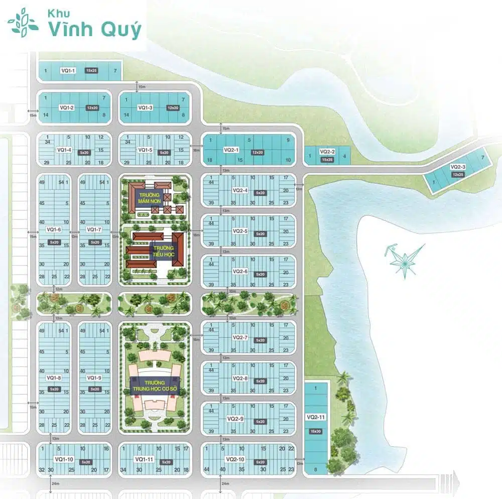 Mặt bằng khu Vĩnh Quý