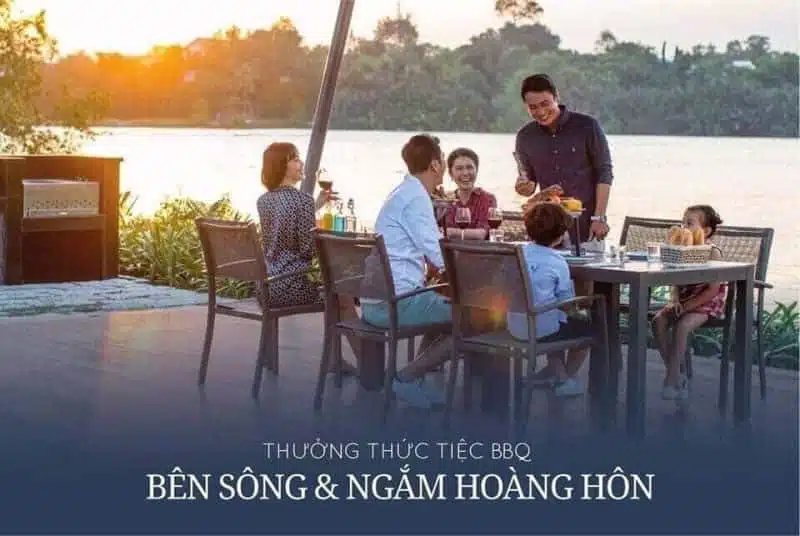 Thưởng thức BBQ ven sông
