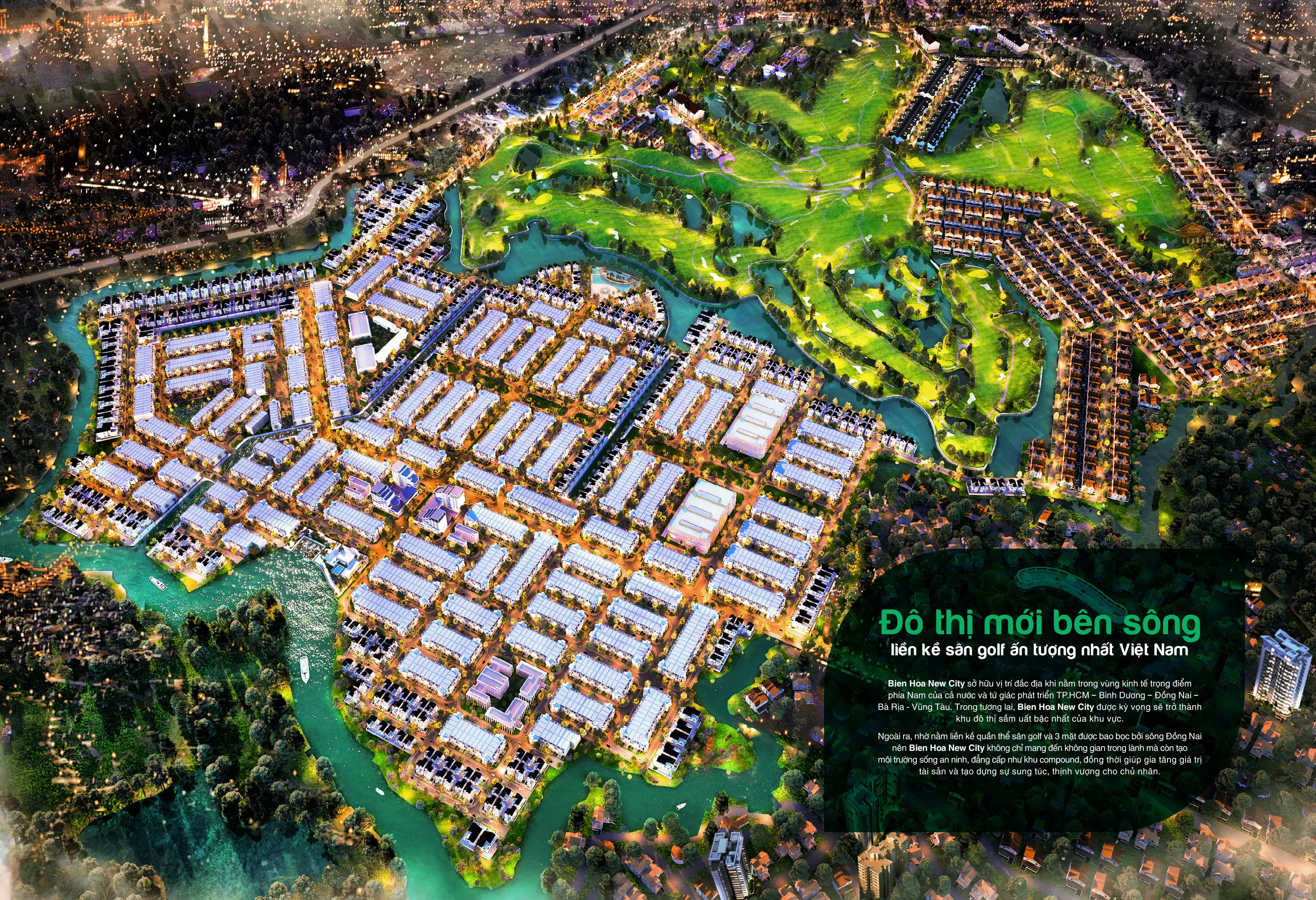 Phối cảnh dự án Biên Hòa New City