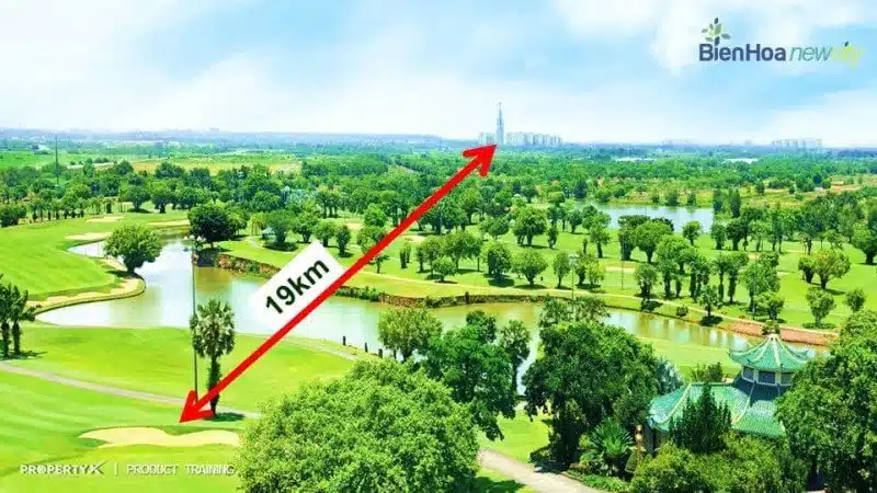 Cách trung tâm TP HCM chỉ 19km bán kính đường chim bay