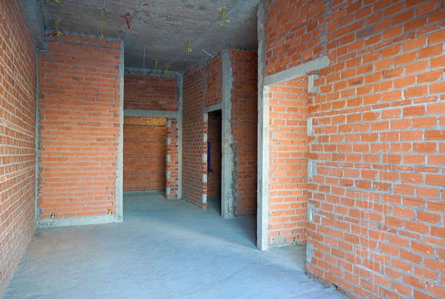 Xây tường bao căn hộ từ tầng 5 đến tầng 20 Block A1, Block A2, Block B và Block C