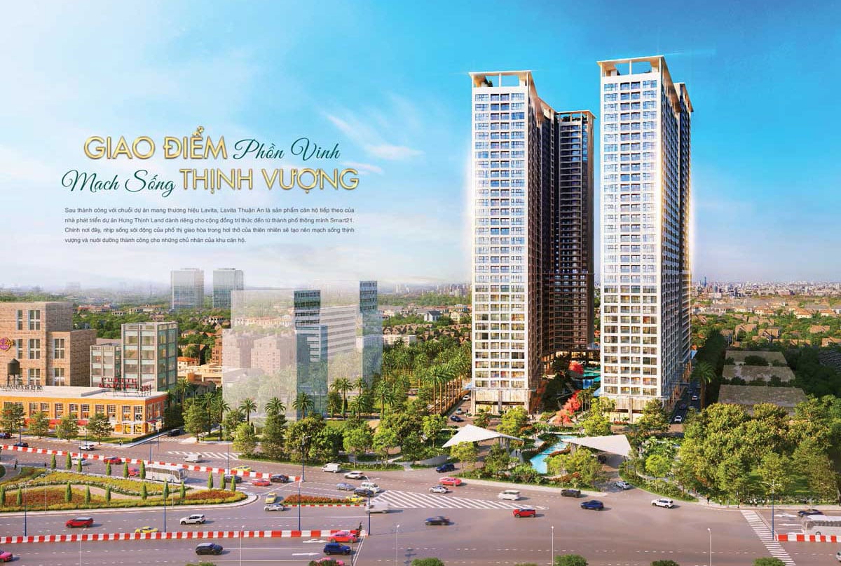 Phối cảnh dự án căn hộ Lavita Thuận An