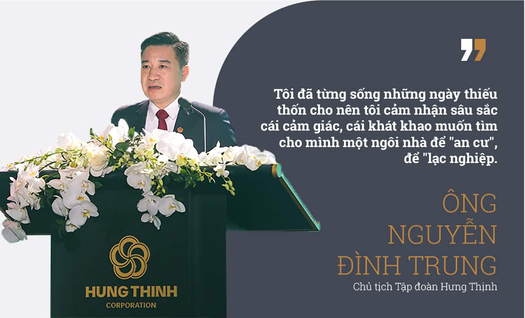 Chủ tịch tập đoàn Hưng Thịnh ông Nguyễn Đình Trung