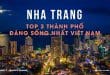 nha trang top 3 thanh pho dang song nhat viet nam