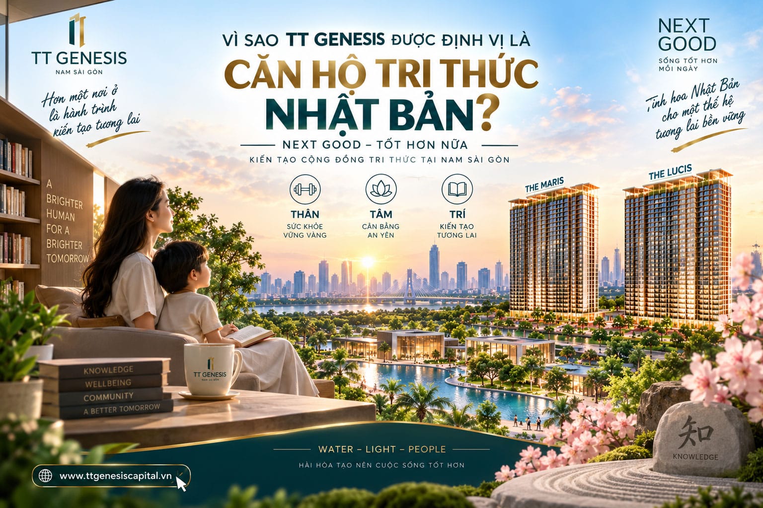 Vì Sao TT Genesis Được Định Vị Là Căn Hộ Tri Thức Nhật Bản?
