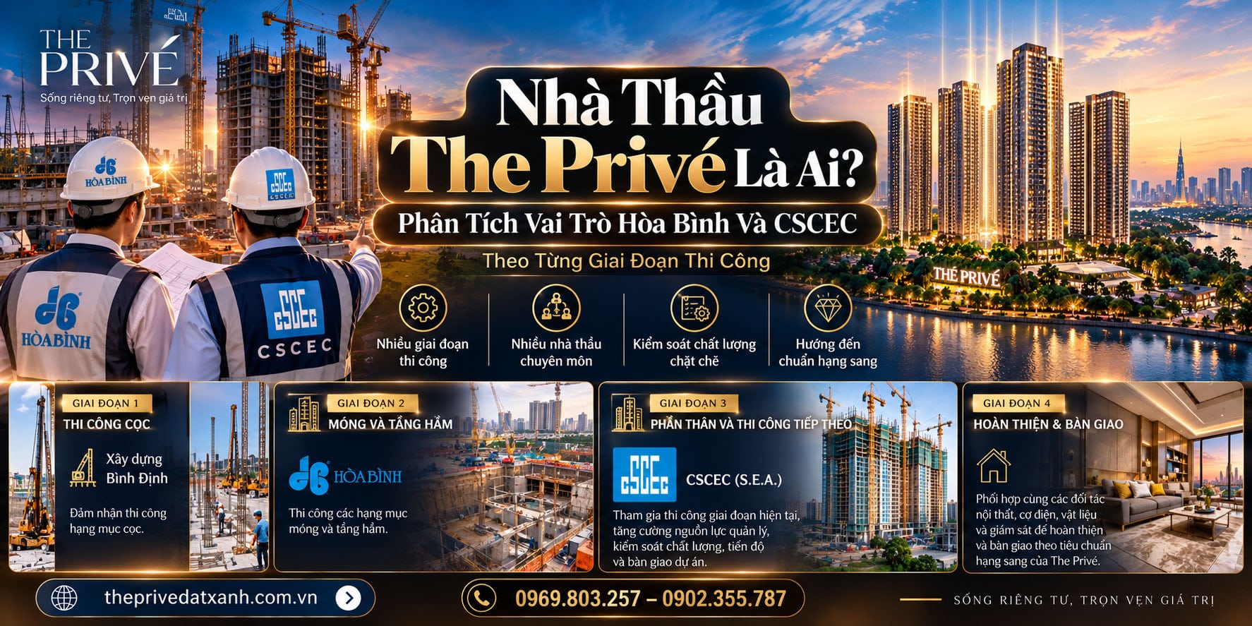 Phân Tích Vai Trò Hòa Bình Và CSCEC tại The Prive