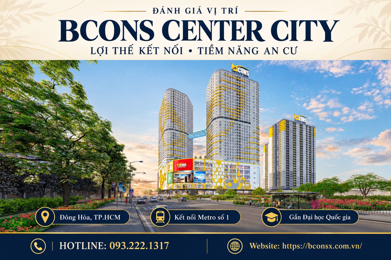 Vị trí Bcons Center City có tiềm năng gì?