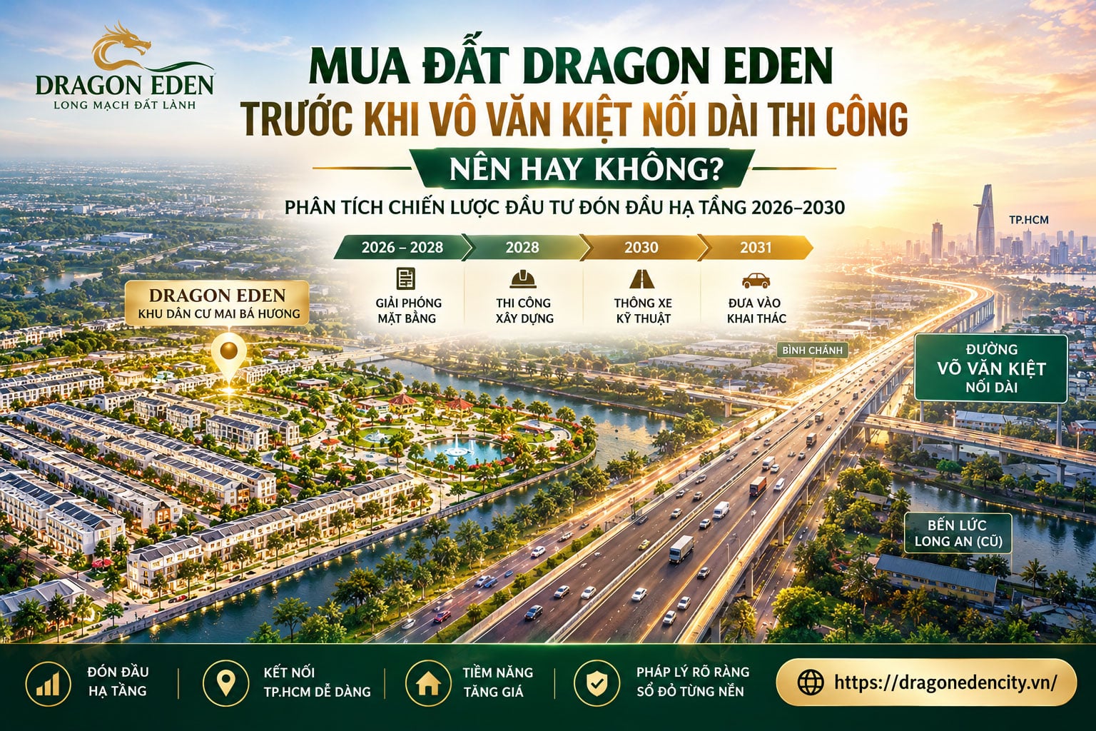Mua Đất Dragon Eden Trước Khi Võ Văn Kiệt Nối Dài Thi Công – Nên Hay Không?